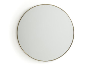Настенное круглое зеркало с рамкой