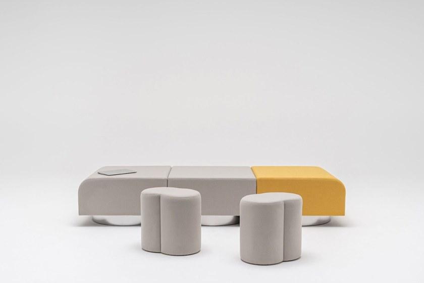 MDD Модульный овальный тканевый пуф с обивкой Roll Rlp04 - Вид №1