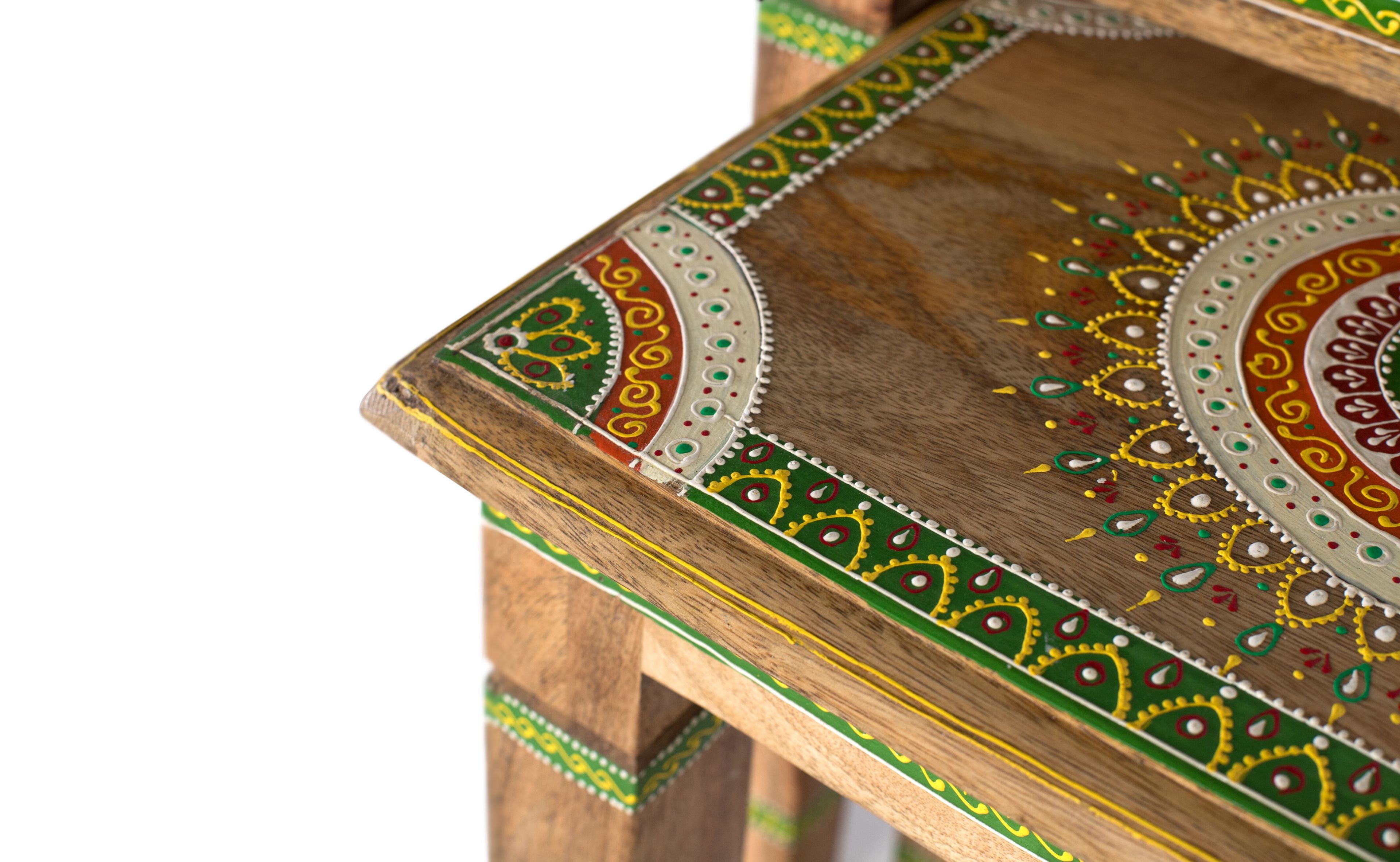 Штабелируемый прямоугольный журнальный столик из манго Giner y Colomer 1582 ARCH-00077578 - Вид №2