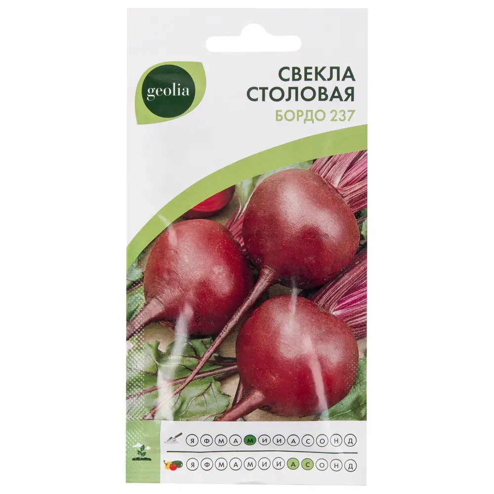 Семена свеклы столовой GEOLIA Бордо 237 - сладкий сорт с насыщенным цветом 17585009 STLM-0954877
