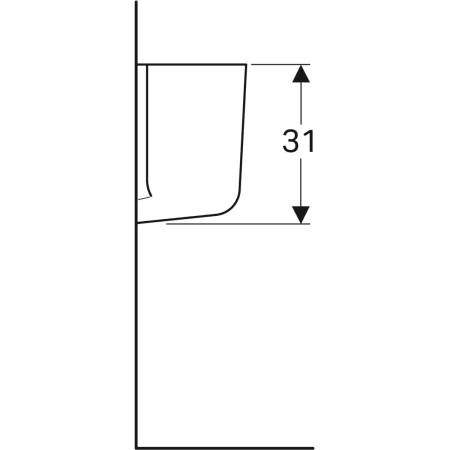 296500000 Полупьедестал Geberit Bambini Geberit  - Вид №4