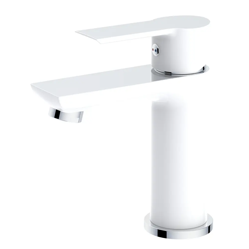 Смеситель ESKO Lucca для раковины — белый матовый с хромом 89358550 STLM-1517663