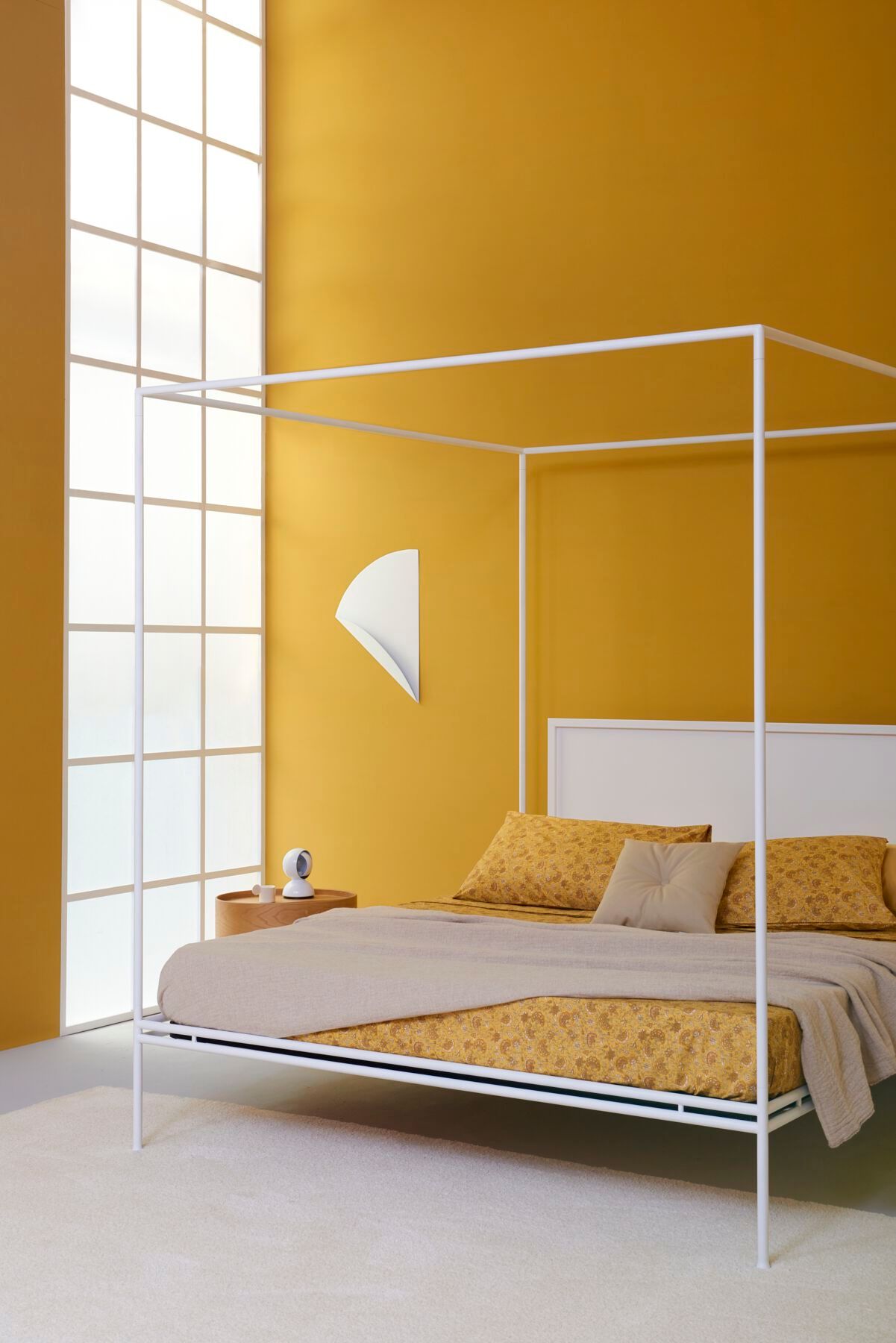 Двуспальная кровать из кованого железа с балдахином Lispi CORTE ARCH-00025888 - Вид №1