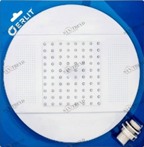 Душ верхний с подсветкой 250 мм белый ERLIT 133219