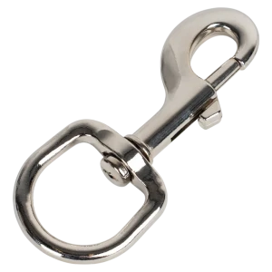 Карабин с фиксатором и вертлюгом 25 мм