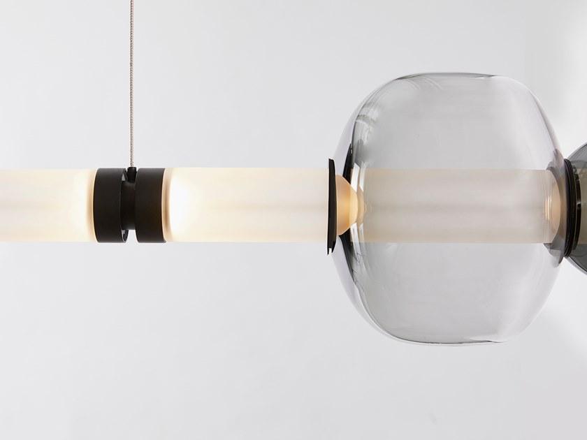 GABRIEL SCOTT Светодиодная подвесная лампа из дутого стекла Luna sun-id-1379457 - Вид №1