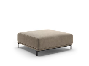 Квадратный пуф из ткани