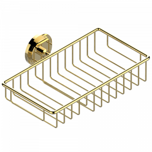 G2P-2620 Полочка комбинированная для мыла и мочалки с фланцем 240 x 130 мм Thg-paris Froufrou с рукоятками Золото