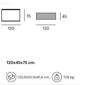 Прямоугольная консоль из стали и дерева Pilma Cute ARCH-00153083 - Вид №1