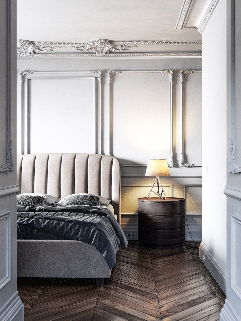 Кровать двуспальная 160х200 бирюзовая Tulip THE IDEA ДИЗАЙНЕРСКИЕ 210649 Зеленый  - Вид №4