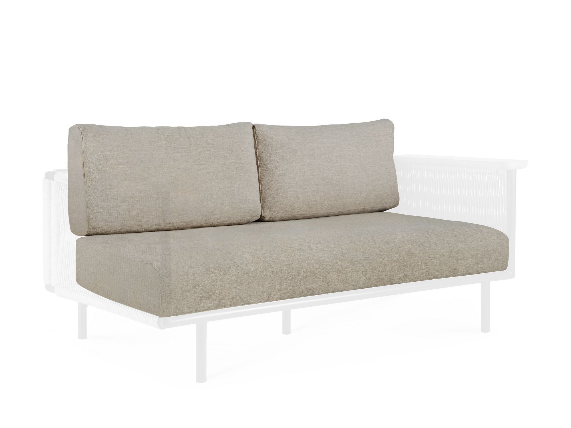 2-местный тканевый садовый диван Ethnicraft Corbey ARCH-00135153 - Вид №11