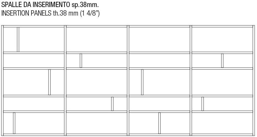 MisuraEmme Модульная лакированная стенка для хранения Misuraemme sun-id-1403384 - Вид №9
