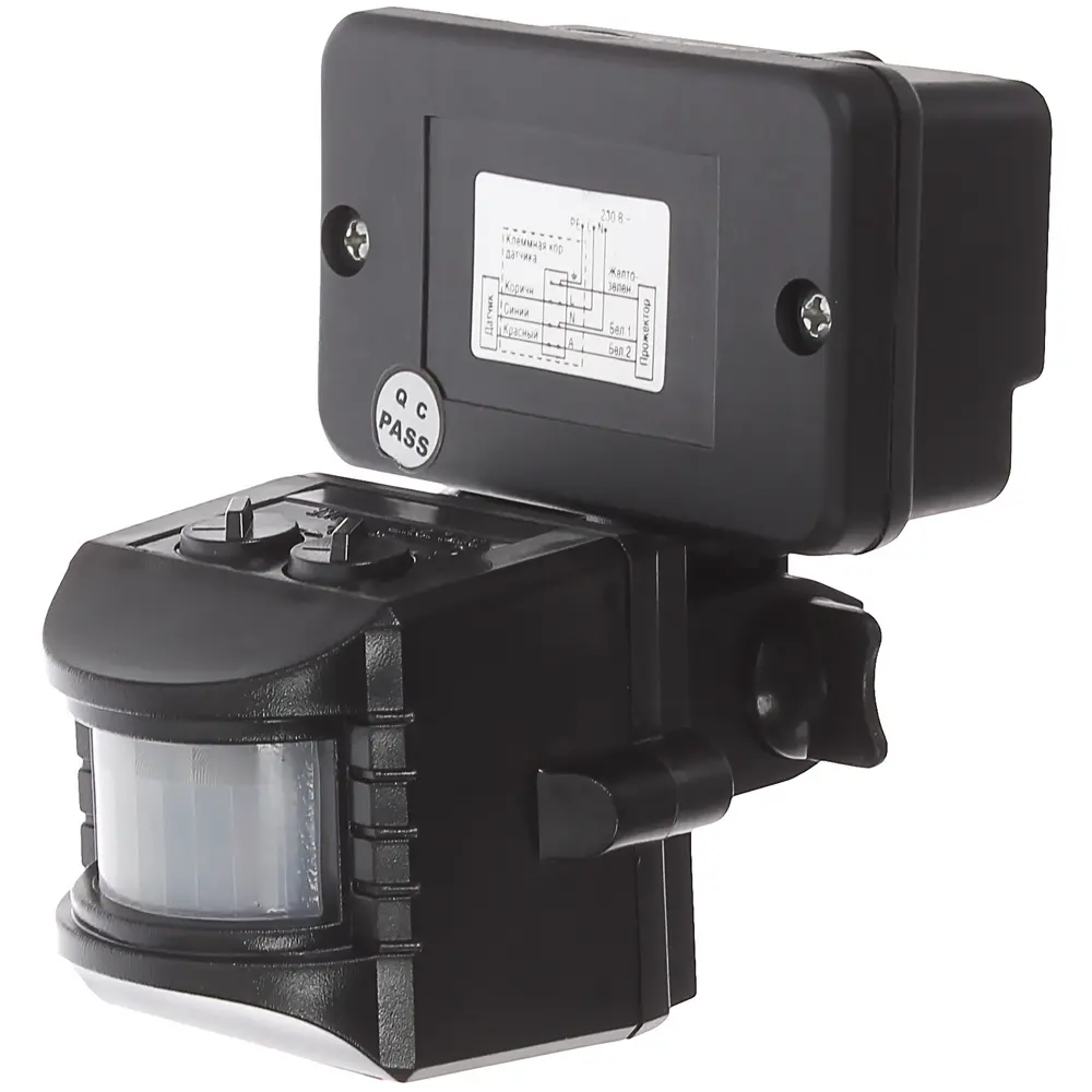 Датчик движения 019, 1100 Вт с углом обзора 120 град., черный IEK STLM-2128914 - Вид №1