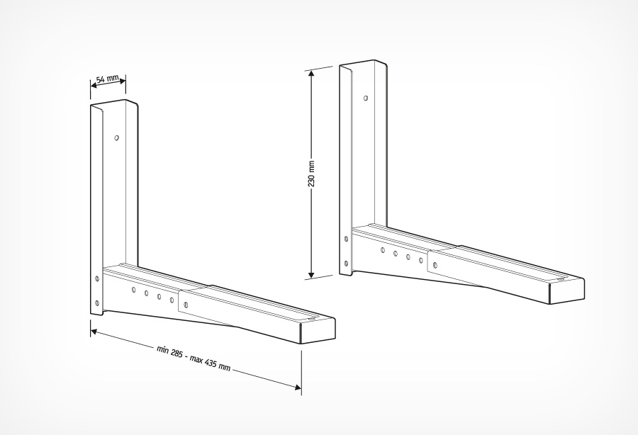 6605097 Кронштейн для СВЧ-печи Holder MWS-2002 STDN-0059771 - Вид №4