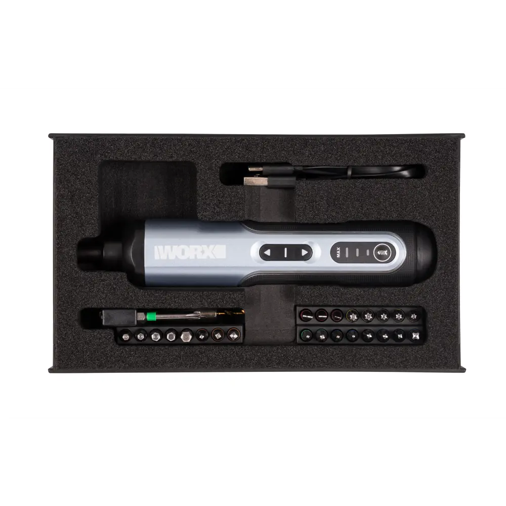 Аккумуляторная отвертка Worx WX240.1 с набором бит и подсветкой 89410210 STLM-1566734 - Вид №10