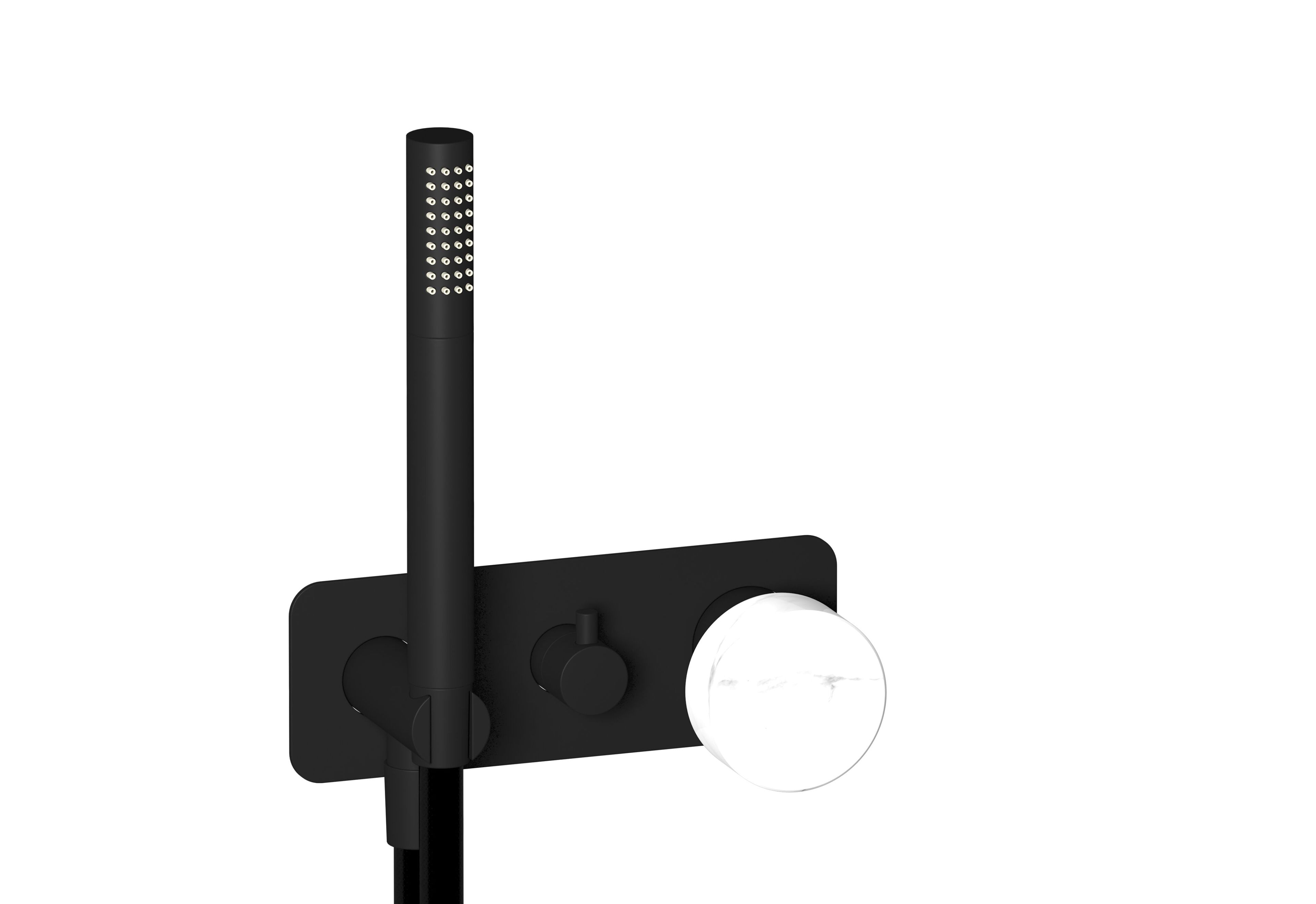 Мраморный встраиваемый смеситель для душа с ручным душем IB мрамор + мрамор Elle ARCH-00137390 - Вид №8