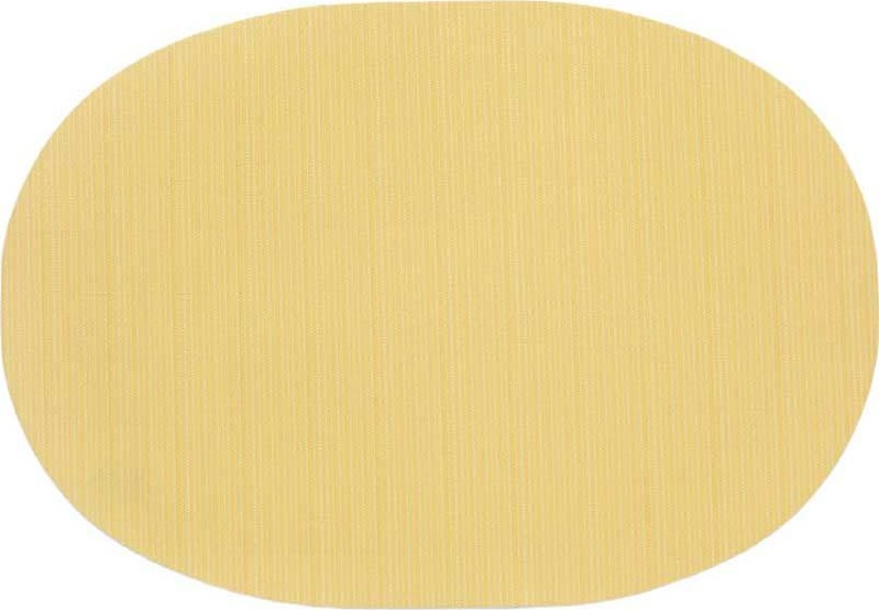 10577231 Harman Салфетка подстановочная овальная 33х48см "Рубчик" (желтый) ПВХ 