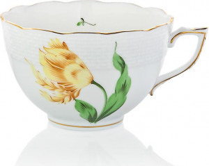 74703 Herend Чашка чайная 250мл "Китти" (желтая) Фарфор, Керамика