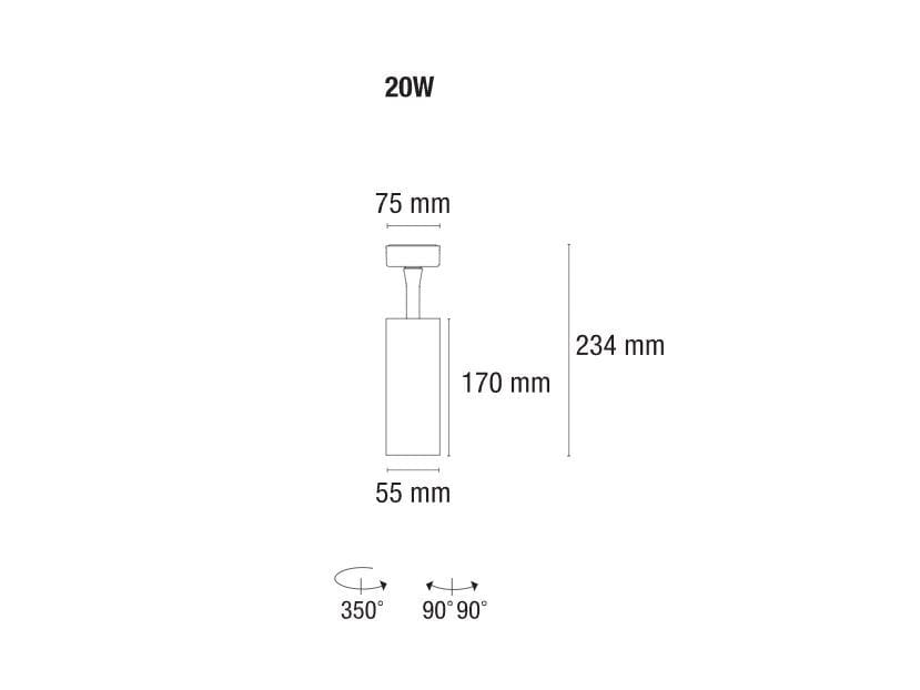 Регулируемый потолочный светодиодный прожектор PAN Slim ARCH-00149872 - Вид №5