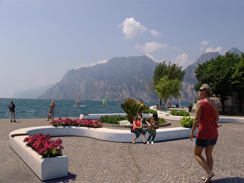 Bellitalia Изогнутая модульная скамья без спинки Onda sun-id-1405196 - Вид №4