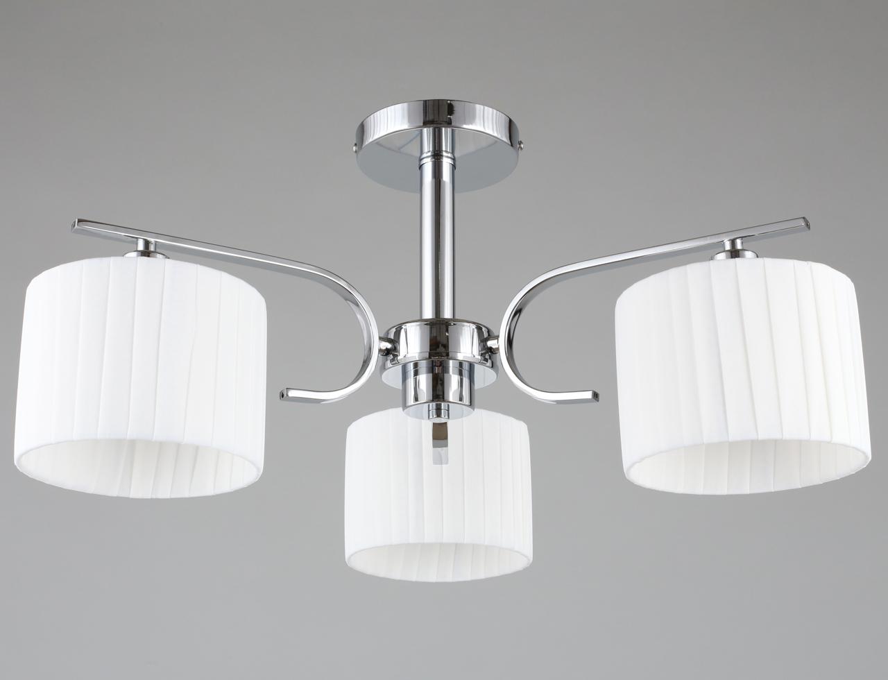 Потолочная люстра Omnilux Neviano OML-34207-03 OMNILUX NEVIANO 328312 Белый;хром  - Вид №3