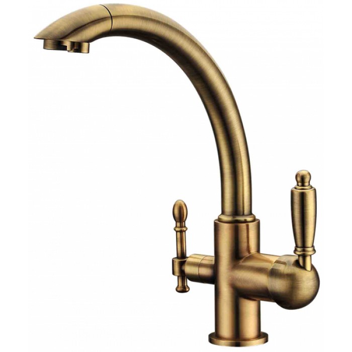 Zorg ZR 314 YF-33 Br Смеситель для кухни Zorg 325х230 мм  - Вид №1