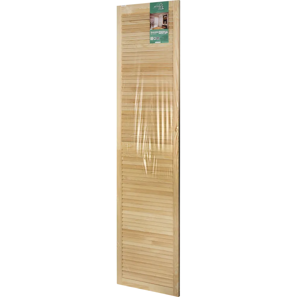Santreyd Дверь-жалюзи из натуральной хвои для гардеробных систем 1995×494×20 мм 17808399 Дверка жалюзийная STLM-0008686 - Вид №4