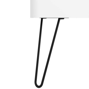 24714 SALGAR Комплект из 2 ножек UNIIQ BLACK 300 мм