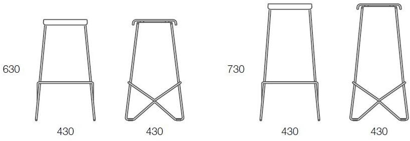 Albaplus Табурет с подставкой для ног Tallò sun-id-1506552 - Вид №6