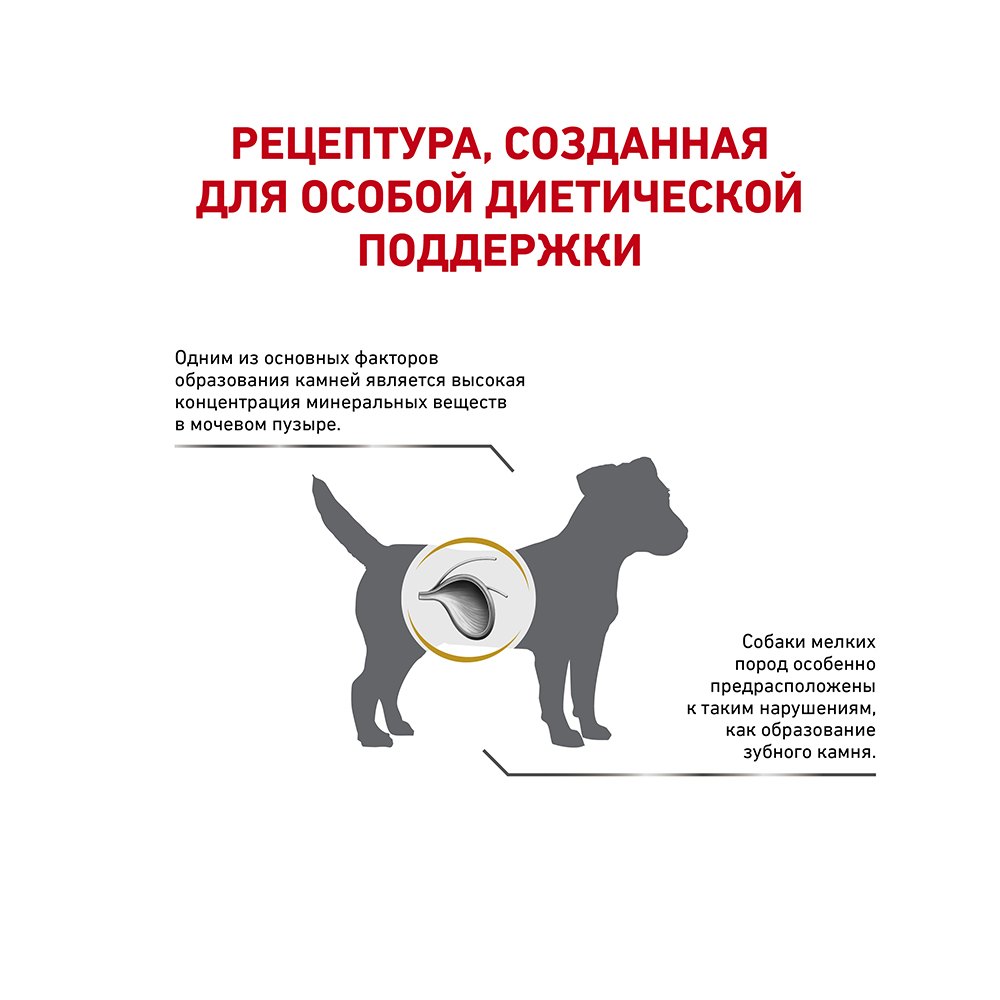 ПР0015582 Корм для собак Vet Diet Urinary S/O Small Dog USD20 до 10кг при мочекамен. болезни сух. 1,5кг ROYAL CANIN  - Вид №2
