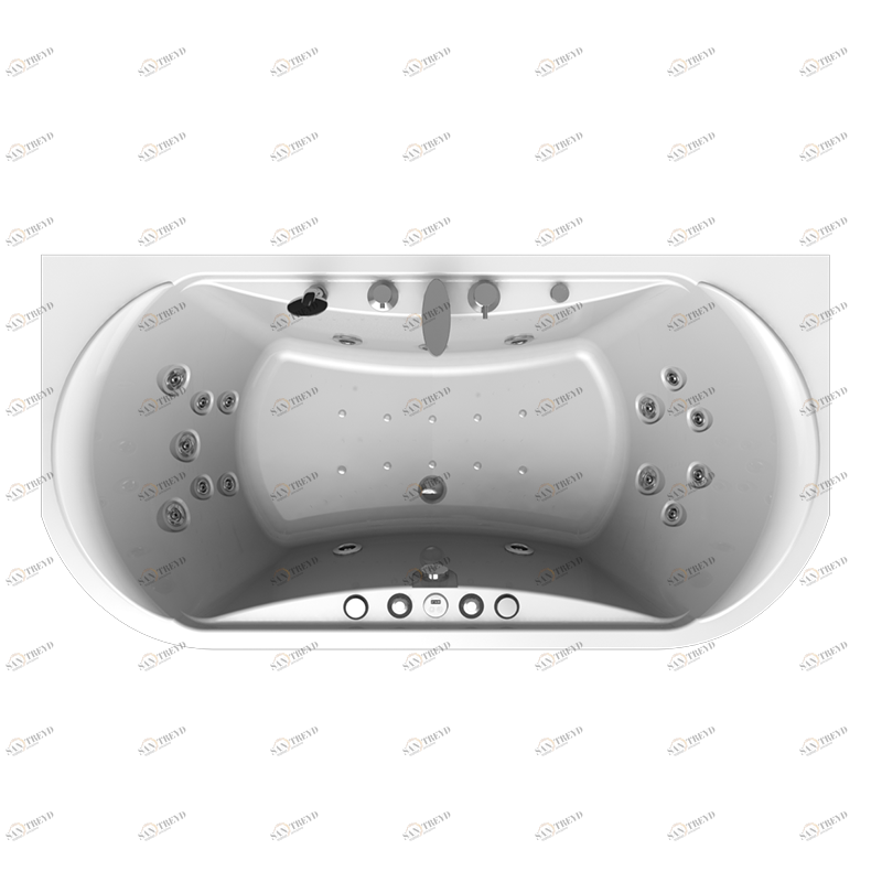 Гидромассаж "Лечебный Chrome" на ванну Титан-лонг (двигатель 1500 Вт, джет Глори - 8 шт., джет Джереми - 5 шт., джет Магнус, Линц - 4 шт.) Radomir 1-65-2-0-2-040