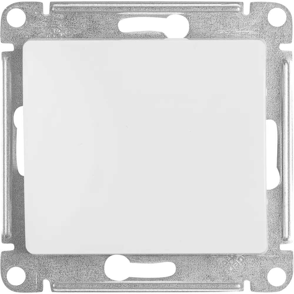 Выключатель встраиваемый Systeme Electric Glossa 1 клавиша цвет молочный 84730754 STLM-2186445 - Вид №1