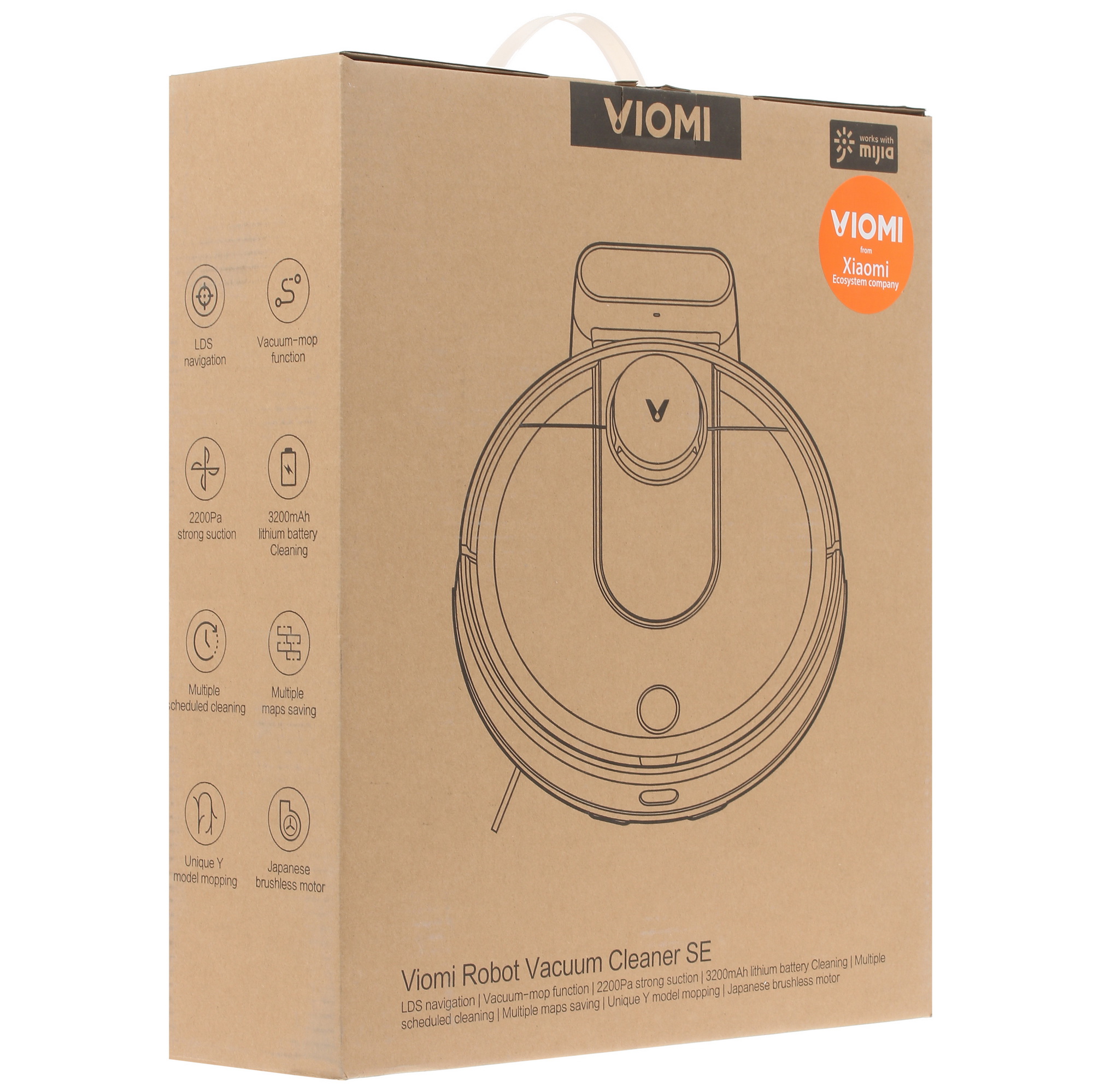 4710480 Робот-пылесос Viomi SE белый STDN-0030715 - Вид №8