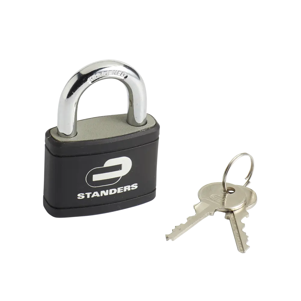 Навесной замок Standers чугунный 54x41 мм - надёжная защита 86255601 STLM-1327057 - Вид №1