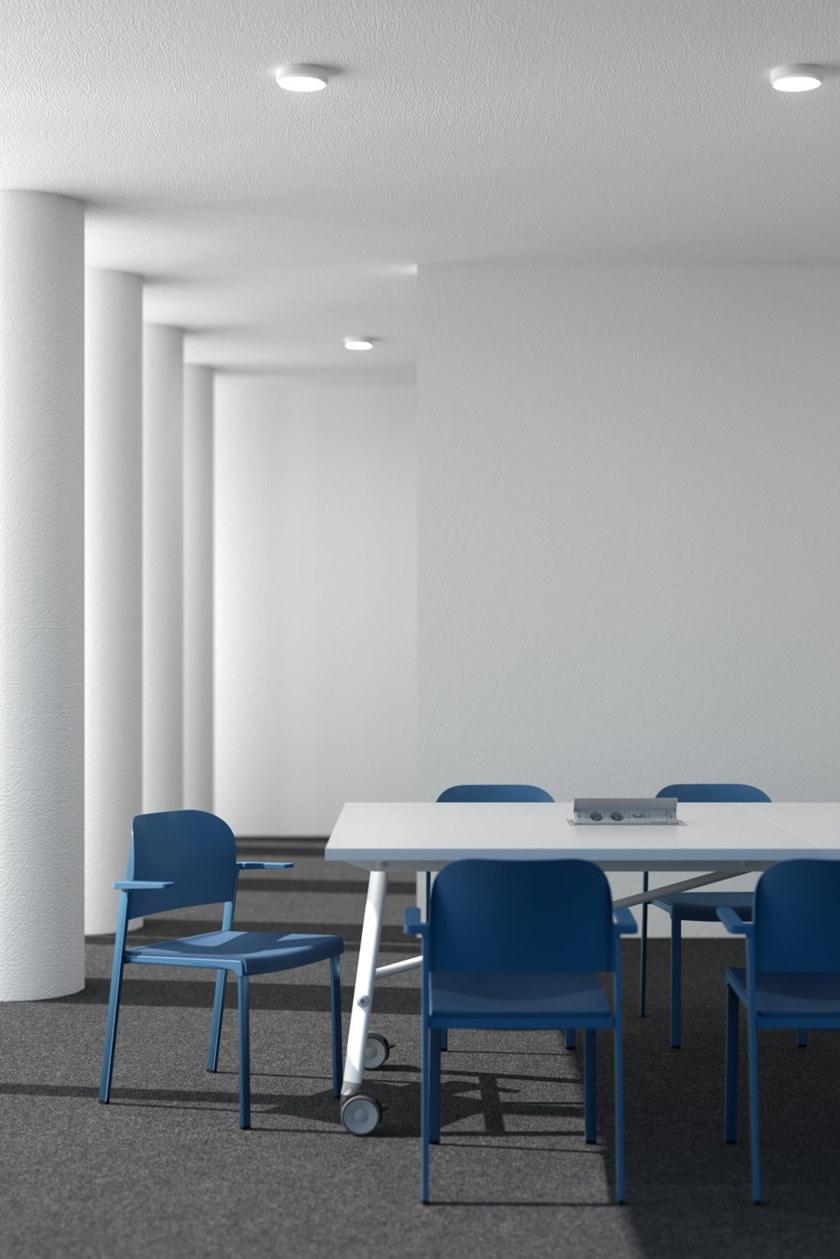 IBEBI Стул из полипропилена штабелируемый с подлокотниками Bio sun-id-1406171 - Вид №3