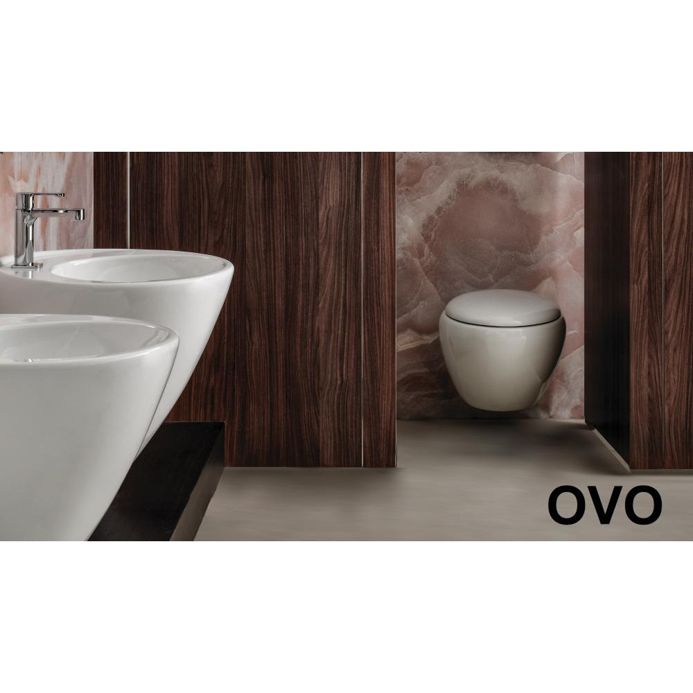 082112 Подвесной унитаз настенный Хромированный BERGES SKY Китай - Вид №1