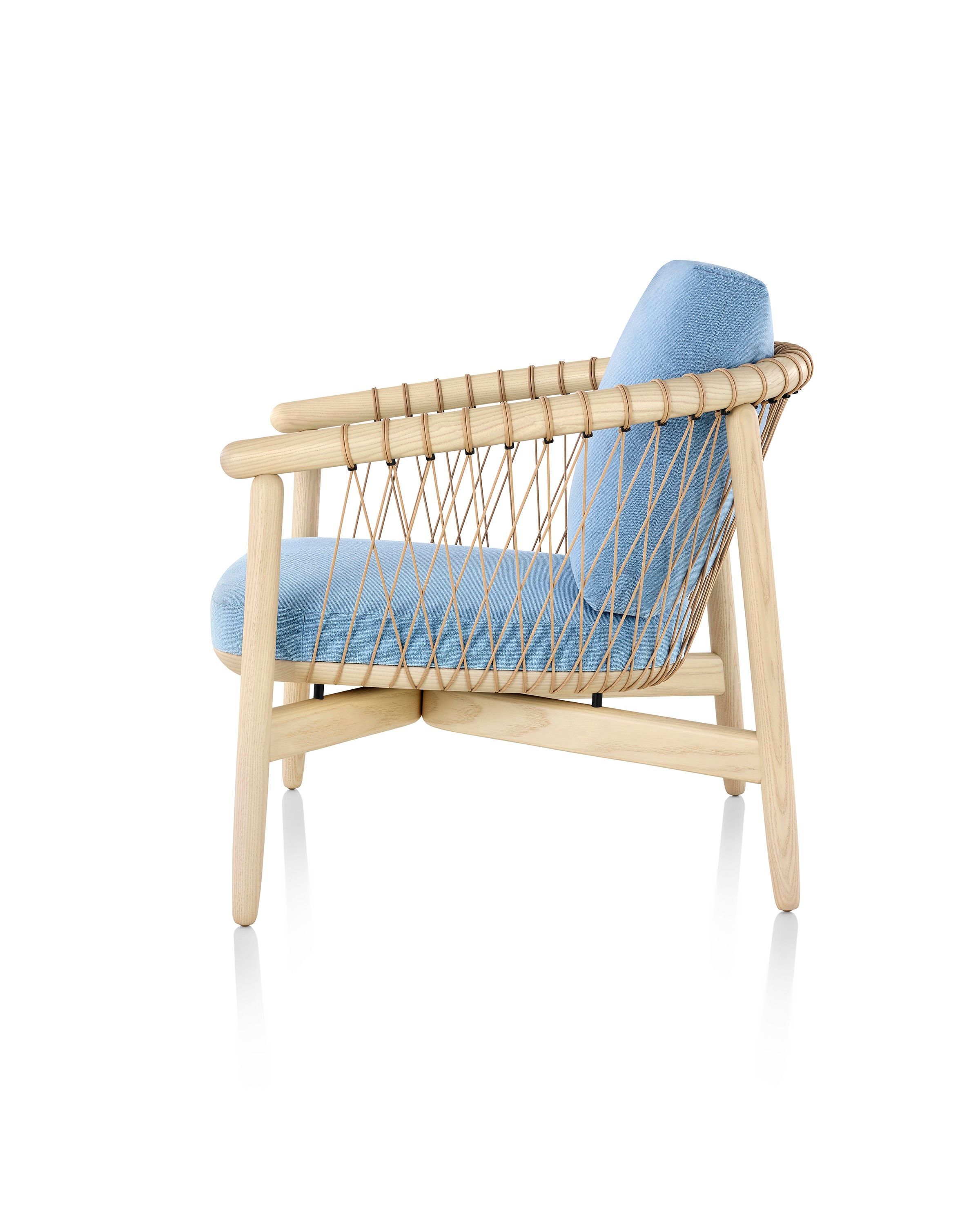 Кресло из дерева и ткани с подлокотниками Herman Miller Crosshatch ARCH-00123148 - Вид №39