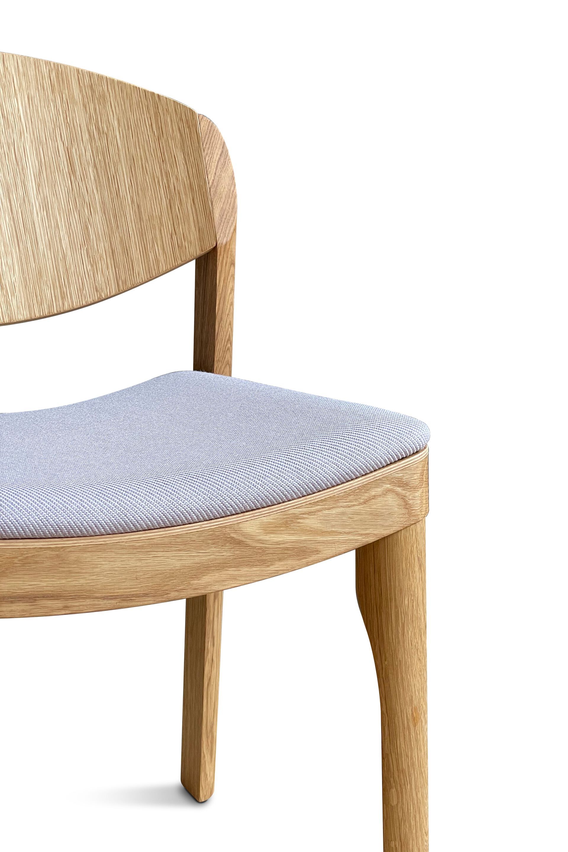 Деревянный штабелируемый стул с мягким сиденьем Established&Sons MAURO CHAIR ARCH-00023638 - Вид №7