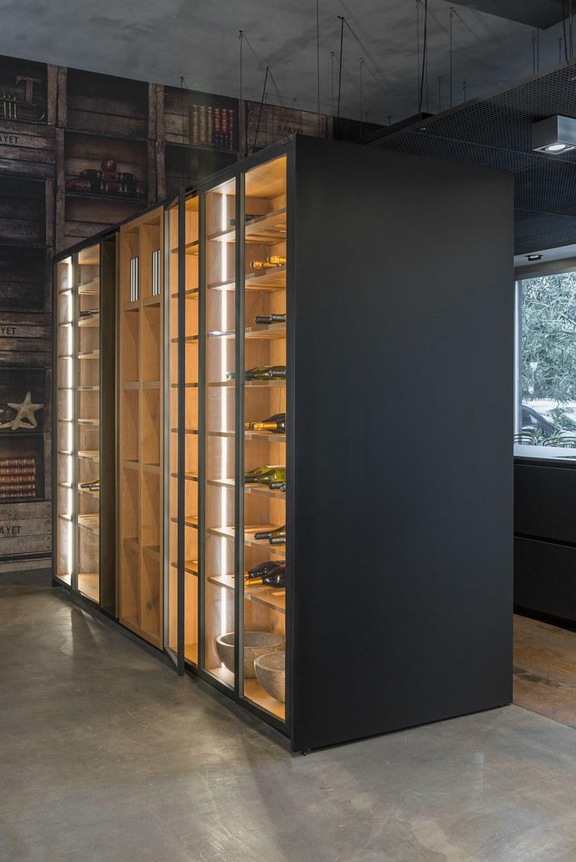 TM Italia Cucine Кухня с боковыми отдельно стоящими двухсторонними колоннами и островом T45 sun-id-1442126 - Вид №3