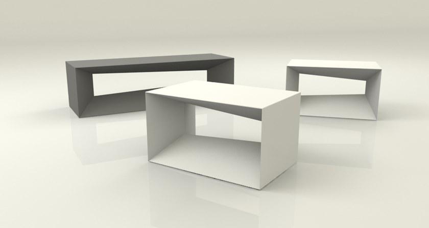 Manufatti Viscio Скамья из оцинкованной стали без спинки sun-id-1448951 - Вид №1