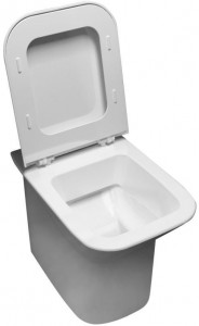 PRVCTTE00000 Приставной унитаз напольный Белый Azzurra Ceramica Prua Италия