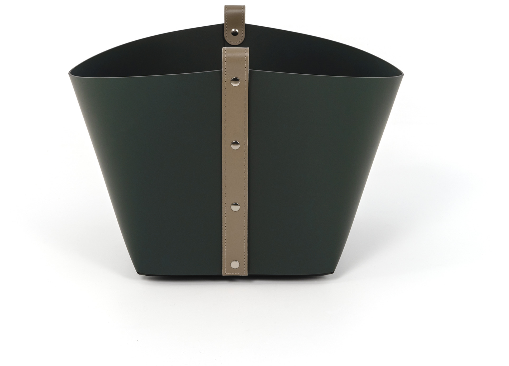 Корзина Ovo - 40X44XH39см / Кремовый / регенерированная кожа_персик