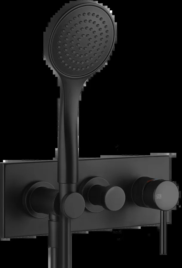 Смеситель для ванны-смеситель для душа 44828 299 Gessi Via tortona МАТОВО-ЧЕРНЫЙ