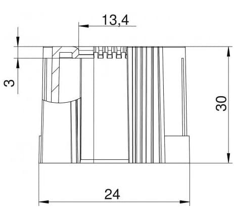 Концевая втулка OBO Bettermann BlackLine ARCH-00050998 - Вид №3