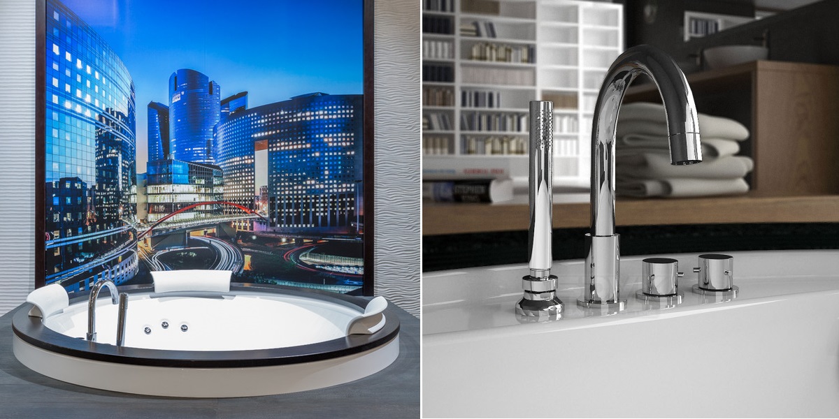 Ванна встроенная с гидромассажем "TOP AQS" Nova 9Q43-544 Jacuzzi 9Q43544 - Вид №1