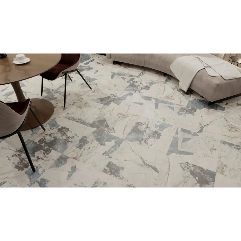 Керамогранит Beryoza Ceramika Evo Gp White 50x50 см 1.5 м² цвет голубой/белый 84407252 STLM-2067182 BERYOZA CERAMICA - Вид №3