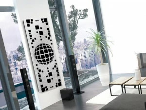 Termo Design Алюминиевый радиатор / декоративный радиатор Doppia piastra - foglia argento Dp 00509