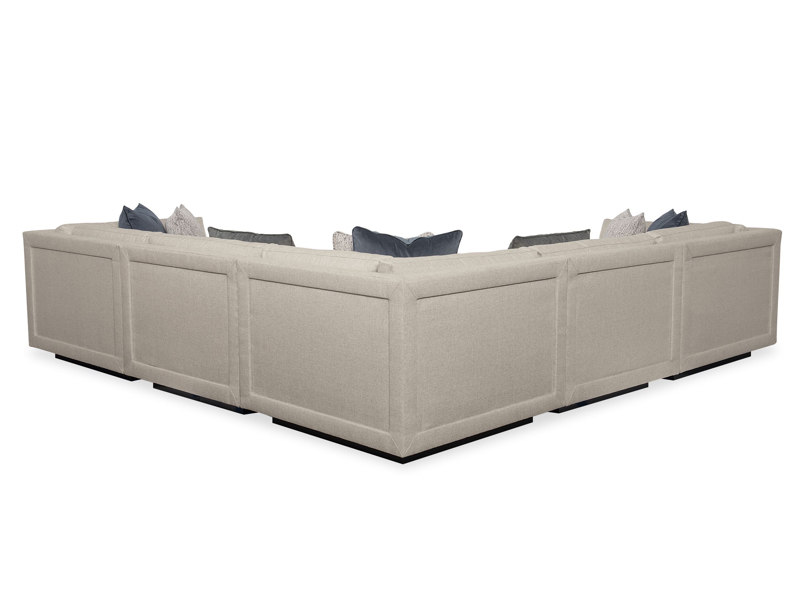 Модульный угловой диван из ткани на 6 мест и более Caracole Fusion ARCH-00115255 - Вид №4