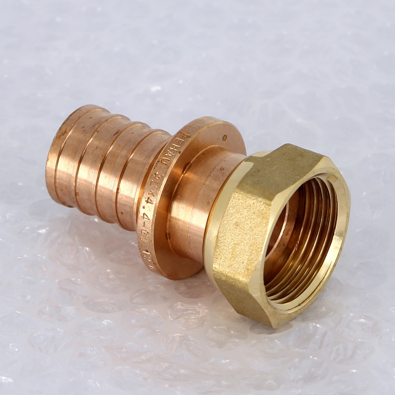 Муфта надвижная В бронза REHAU 32х1" RX бронза с накидной гайкой 456341