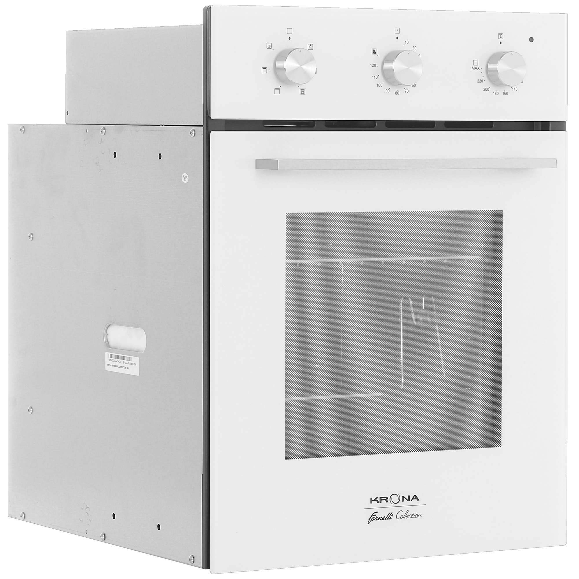 8161376 Электрический духовой шкаф KRONA Corrente 45 WH белый KRONA1 STDN-0109532 - Вид №1